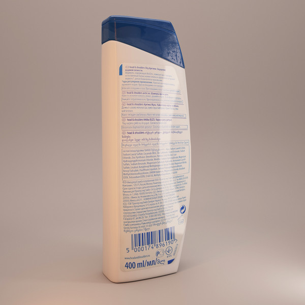 3d head shoulders shampoo model - head and shoulders shampoo by Stubborn3D